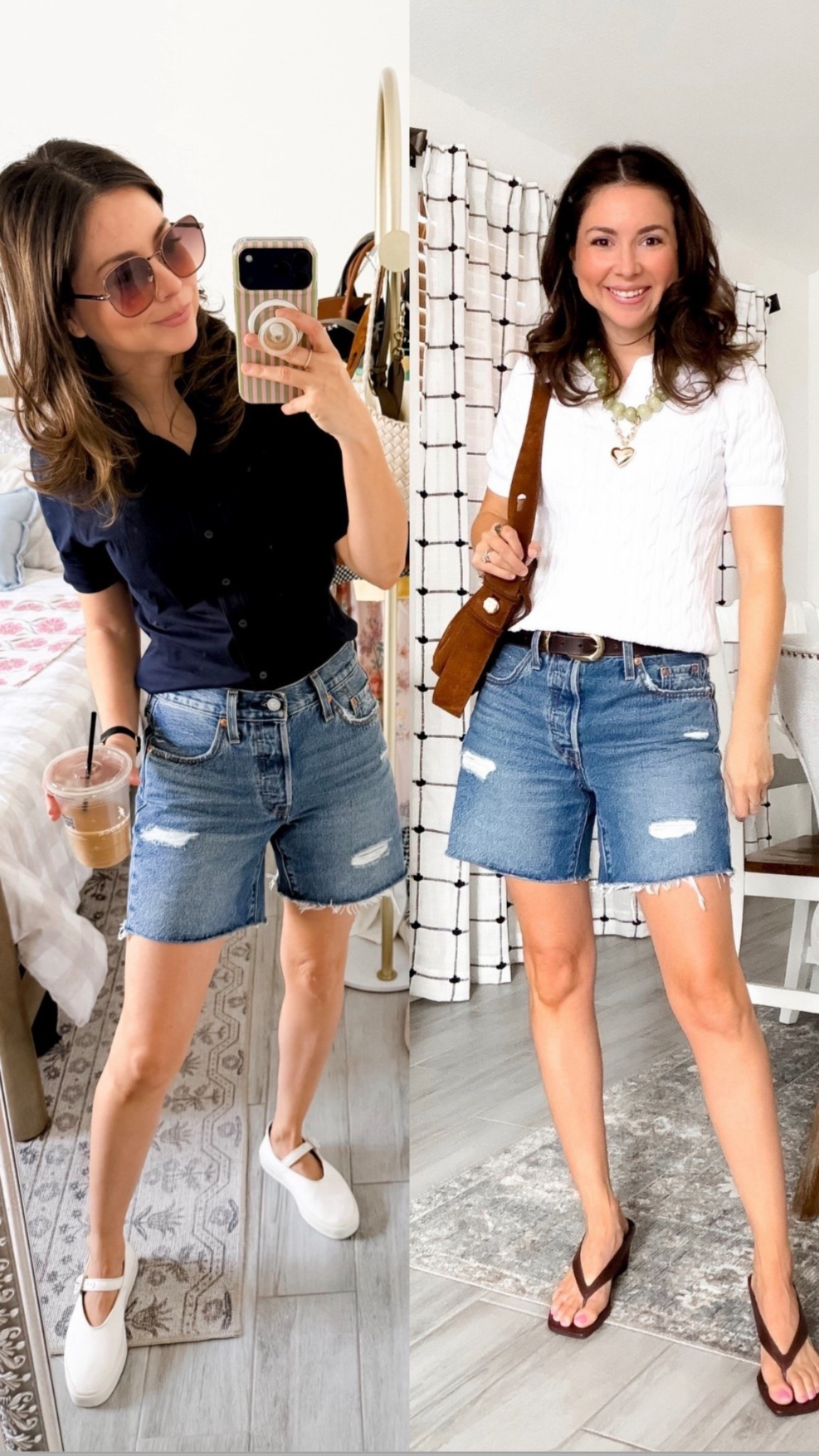 The only denim shorts I’m wearing this summer.
Perfect length for petites. Wearing size 25

@levi @tommy 

#LTKPetite #LTKootd