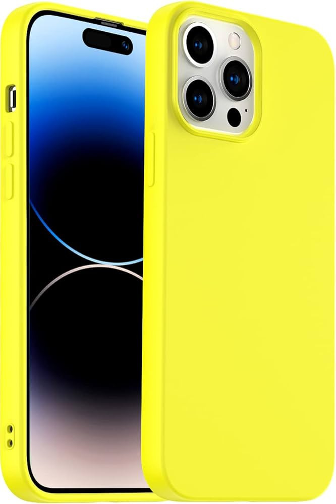 Case Designed for iPhone 14 Pro Max Yellow | Amazon (US)