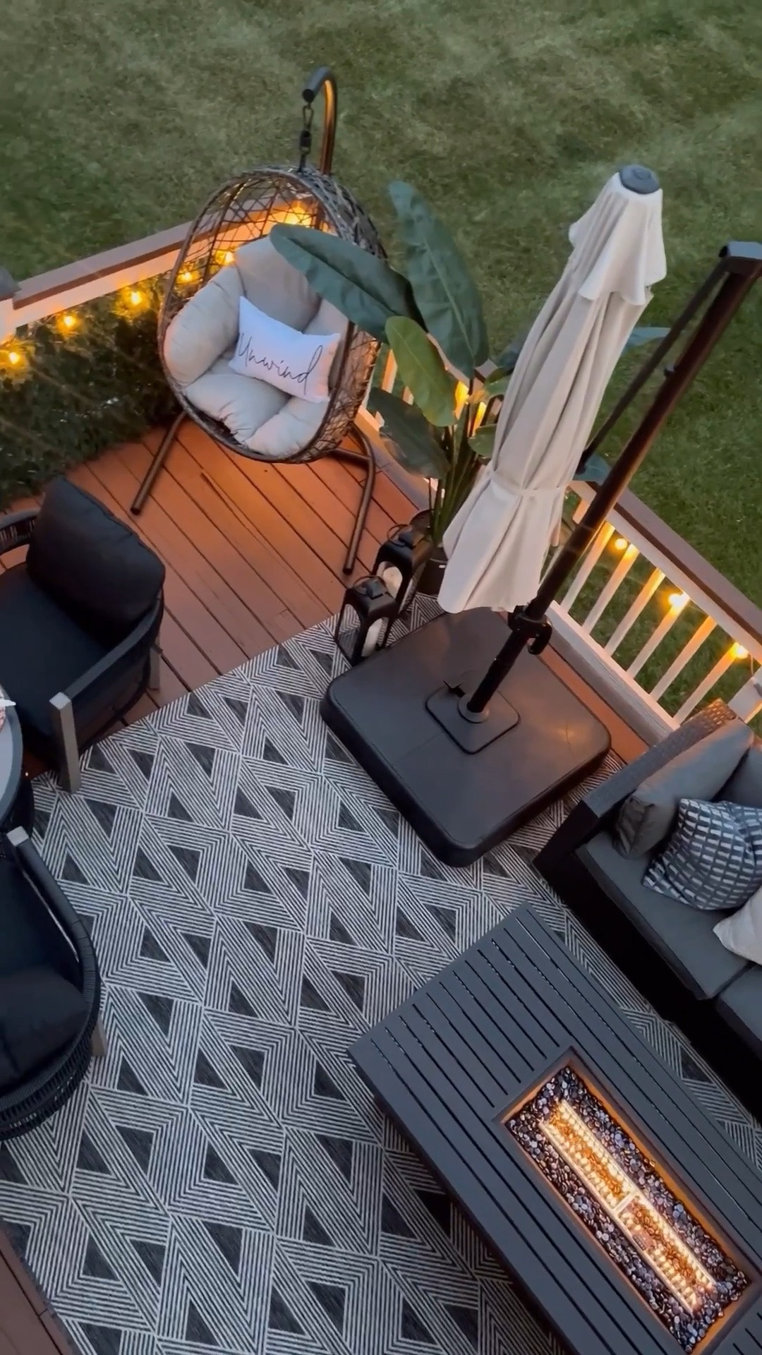 A patio you can enjoy day to night

#LTKHome #LTKSaleAlert