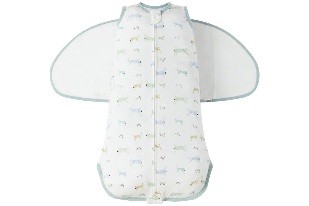 Bamboo Cotton Jersey Swaddle Sleep Bag 0.25 TOG - The Ant & The Grasshopper | Nest Designs