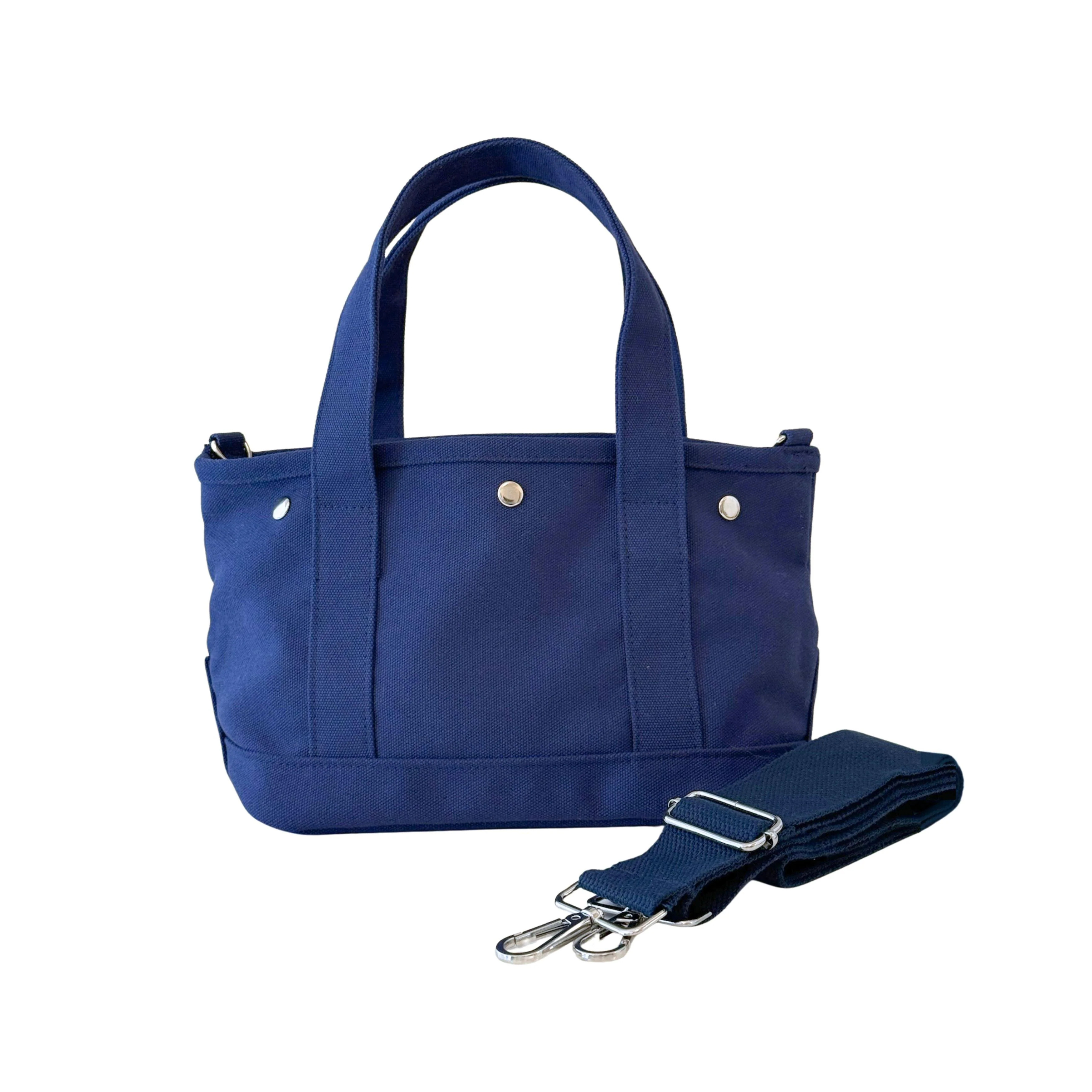 The Seaport Boat Bag - Blue Canvas *Add your Embellishment* | Quilted Koala
