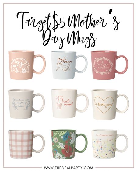 Target Muds | $5 Mugs | Mothers Day Mugs | Mothers Day Gift Idea | Mothers Day Gift Guide 

#LTKfindsunder50 #LTKGiftGuide #LTKSeasonal