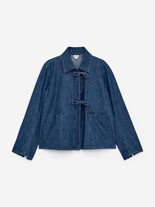 Denim Overshirt – Dark Blue – Women – ARKET GB | Arket UK