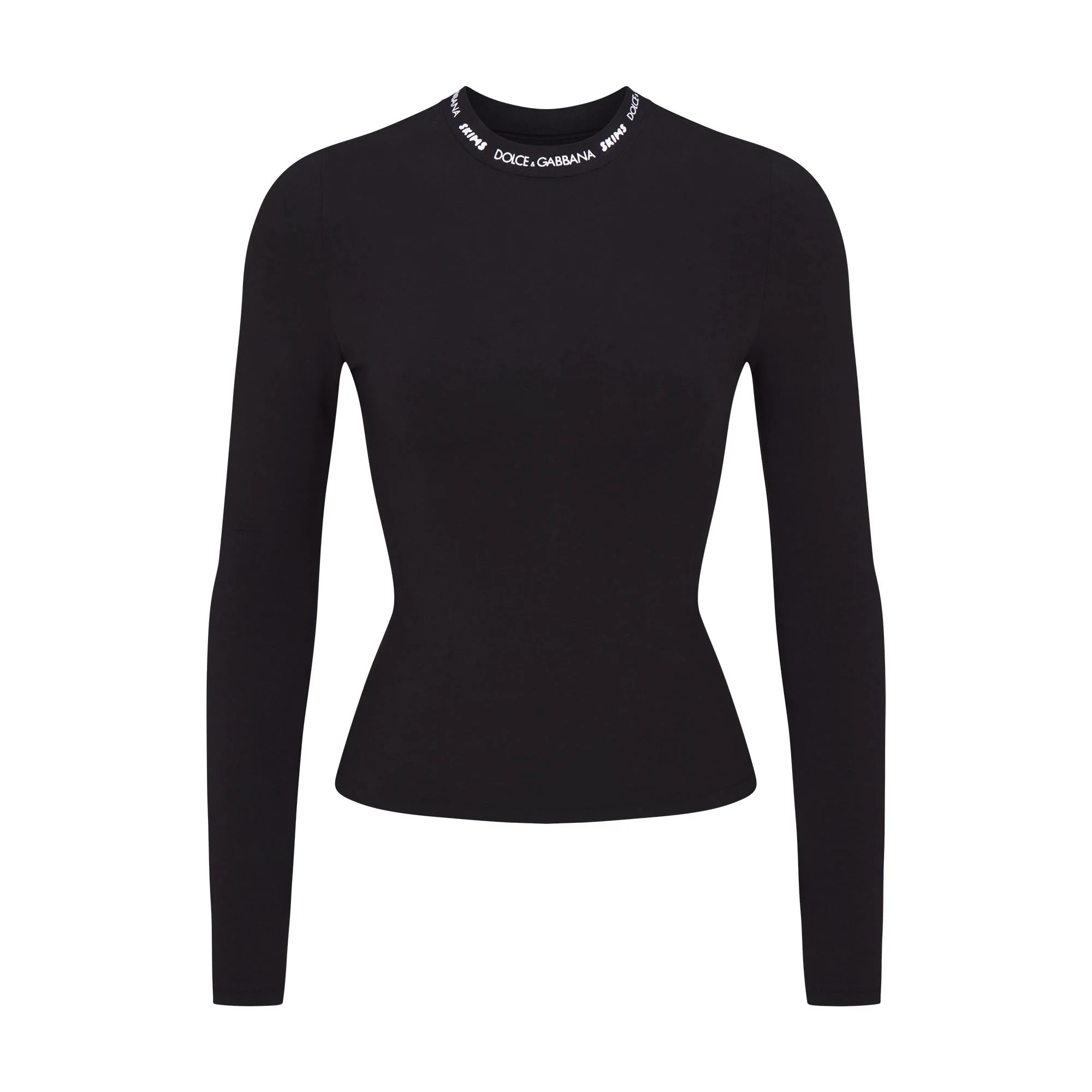 COTTON JERSEY LONG SLEEVE T-SHIRT | SKIMS (US)