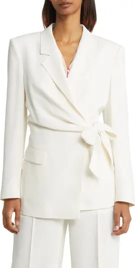 BOSS Jawana Tie Waist Blazer | Nordstrom | Nordstrom