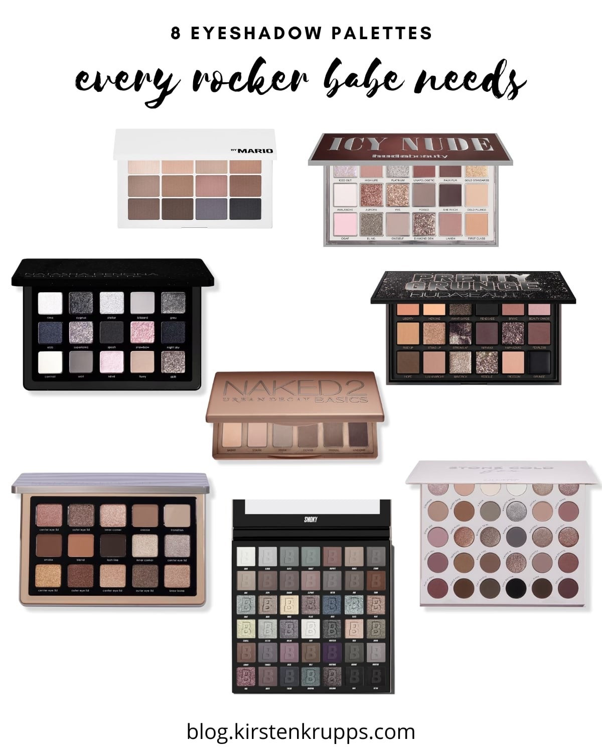 8 Eyeshadow Palettes Every Rocker Babe Needs

#LTKFindsUnder50 #LTKStyleTip #LTKBeauty