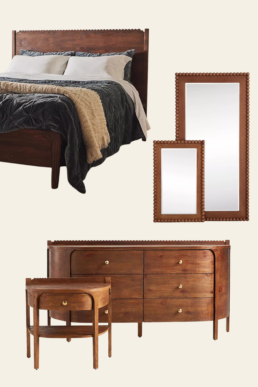 Cozy + timeless ✨

This dark wood bedroom set gives total Anthropologie vibes — warm, elevated, and perfectly unique 🤎 The bed frame, dresser, nightstand, and mirrors come together for that designer boutique–hotel feel at home.


dark wood bedroom set, Anthropologie home decor, Anthropologie inspired bedroom, dark wood bed frame, dark brown furniture set, dresser and nightstand set, modern boho bedroom furniture, boho chic bedroom inspo, rustic modern bedroom, transitional bedroom furniture, warm cozy bedroom aesthetic, master bedroom design ideas, affordable bedroom makeover, home decor Anthropologie dupe, bedroom mirrors decor, neutral aesthetic bedroom, brown and neutral bedroom design, Amazon home finds, LTK home decor, boutique hotel bedroom style 

 #LTKHome
