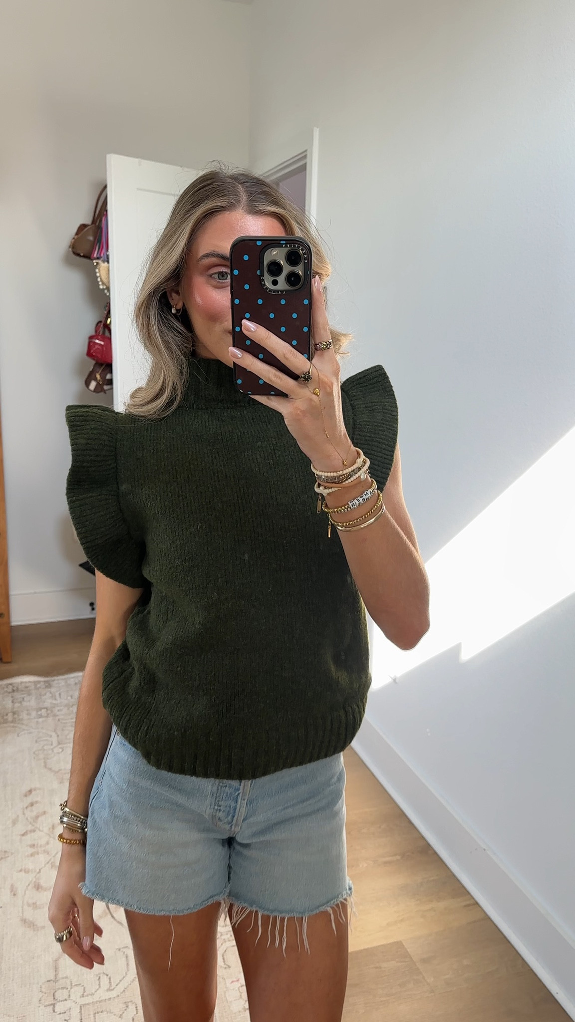 Amazon size small Chevara Women’s Ruffled Sweater Vest Trendy High Collar Crop Slim Fit Sleeveless Knit Tank Tops

#LTKootd #LTKWorkwear #LTKSaleAlert