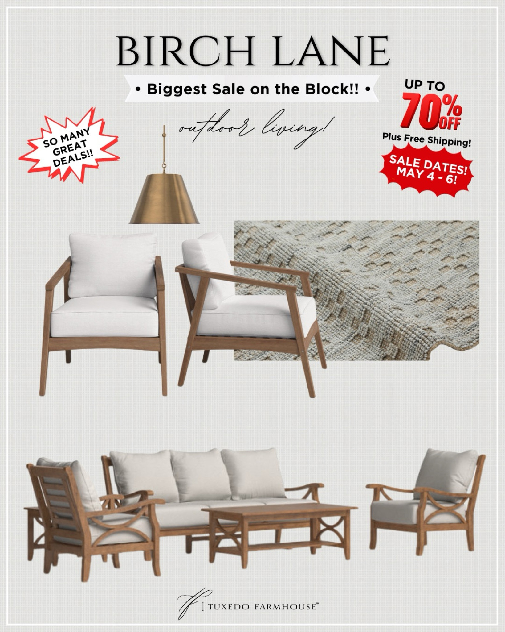 I love entertaining outside in the summer! How about a refresh of your outside spaces during Birch Lane’s “Biggest Sale on the Block!” Up to 70% off on furniture, rugs, mirrors, decor and more. #LTKhome #LTKsalealert

#LTKSeasonal