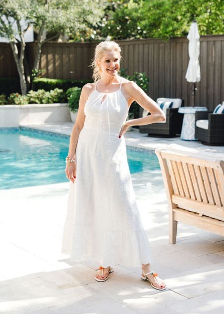 The white summer maxi dress you need now! Size S. 

#LTKSeasonal #LTKOver40 #LTKStyleTip