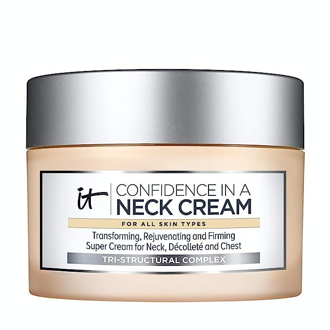 IT Cosmetics Confidence in a Neck Cream - Anti-Aging & Firming Moisturizer - Reduces the Look of ... | Amazon (US)