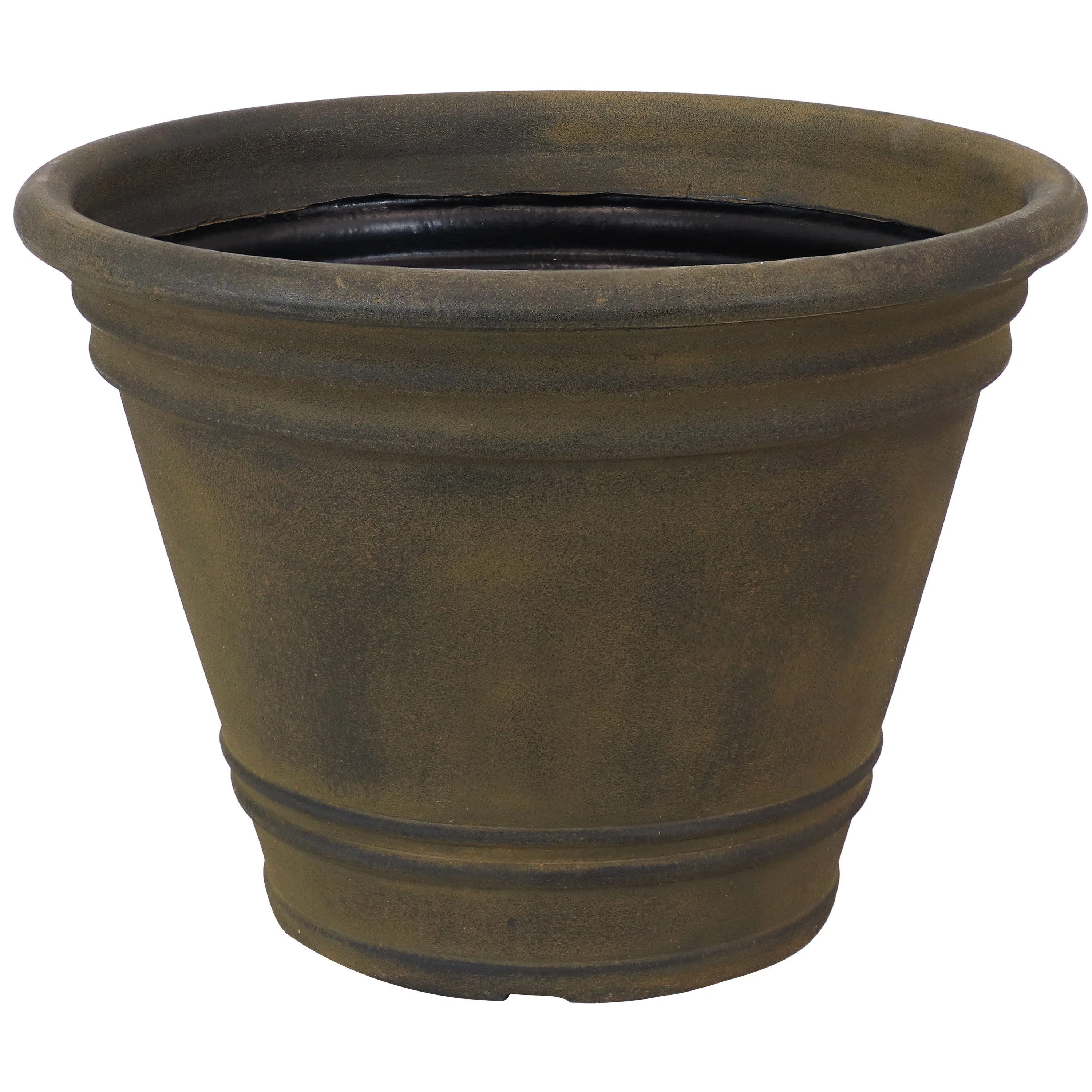 Charlton Home® Pepinn 20" x 20" x 14.75" Round Sable Polyresin Outdoor Planter Pot & Reviews | W... | Wayfair North America