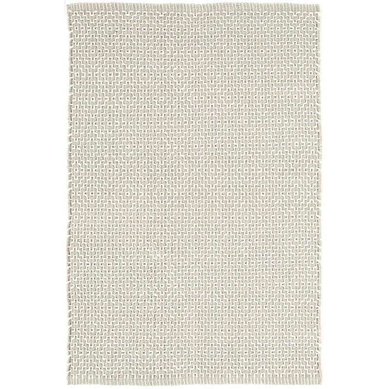 Beatrice Grey Handwoven Cotton Rug | Annie Selke