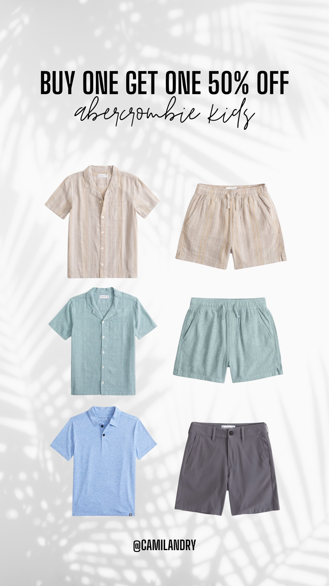 Spring wardrobe shopping has begun! Shop my cart at Abercrombie Kids 👦🏼💙

Boys spring clothes, vacation outfits for kids, spring kids

#LTKsalealert #LTKkids #LTKSpringSale