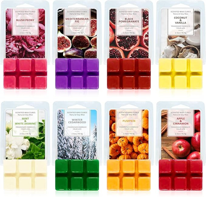 SCENTORINI Scented Wax Melts, 8x2.5 oz, Wax Cubes, Scented Soy Wax Melts | Amazon (US)