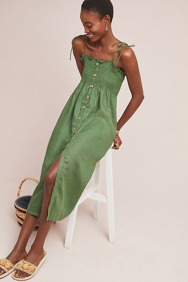 Faithfull Marissa Linen Dress | Anthropologie (US)