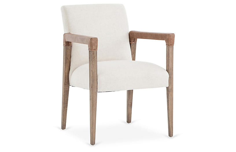 Fairlee Side Chair, Beige | One Kings Lane