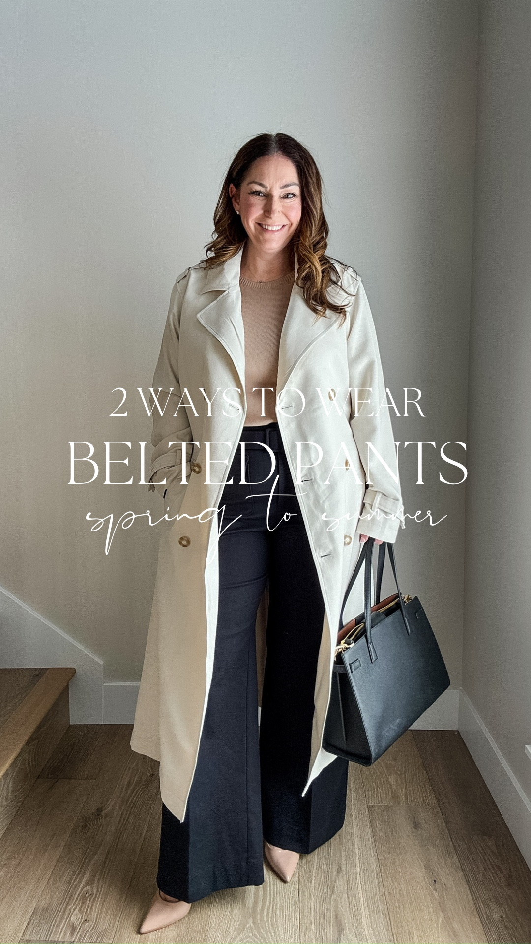 spring to summer transitional workwear outfit 

- Size up if in-between wearing 14 reg in pants
-knit top tts, L 
-Trench Coat tts, L
-Vest wearing large but gapping a bit need size up or for smaller bust 

TODAY get 40% off plus extra 15% off and free ship at LOFT ends 4/27. 

#LTKWorkwear #LTKMidsize #LTKSaleAlert