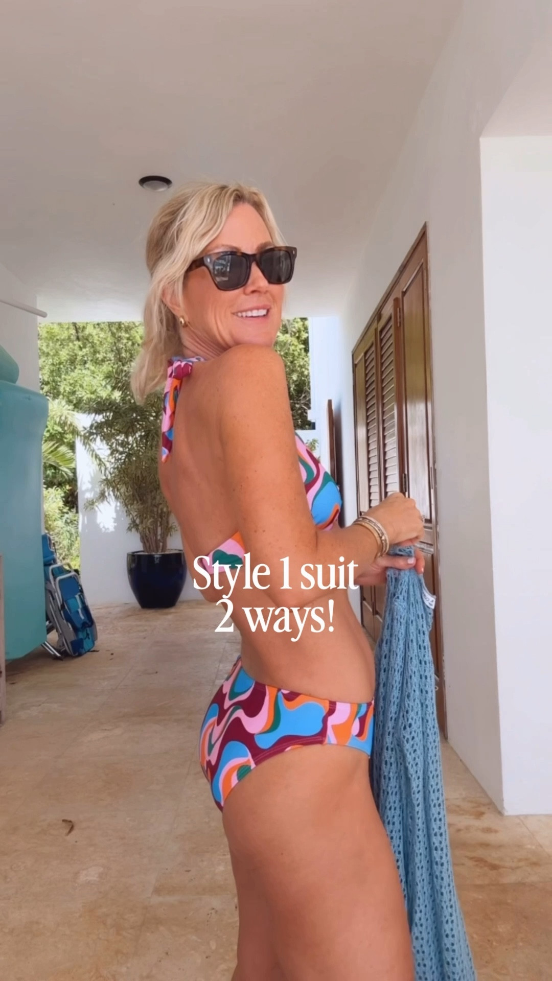Swim looks that can be styled multiple  ways are my favorite ones! These pieces are so versatile and easy to mix them. ￼

Swim: small
Pant: xs
Cover-up: smalll

#LTKTravel #LTKSwim #LTKOver40