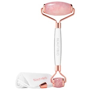 Contouring + De-Puffing Rose Quartz Roller | Sephora (US)