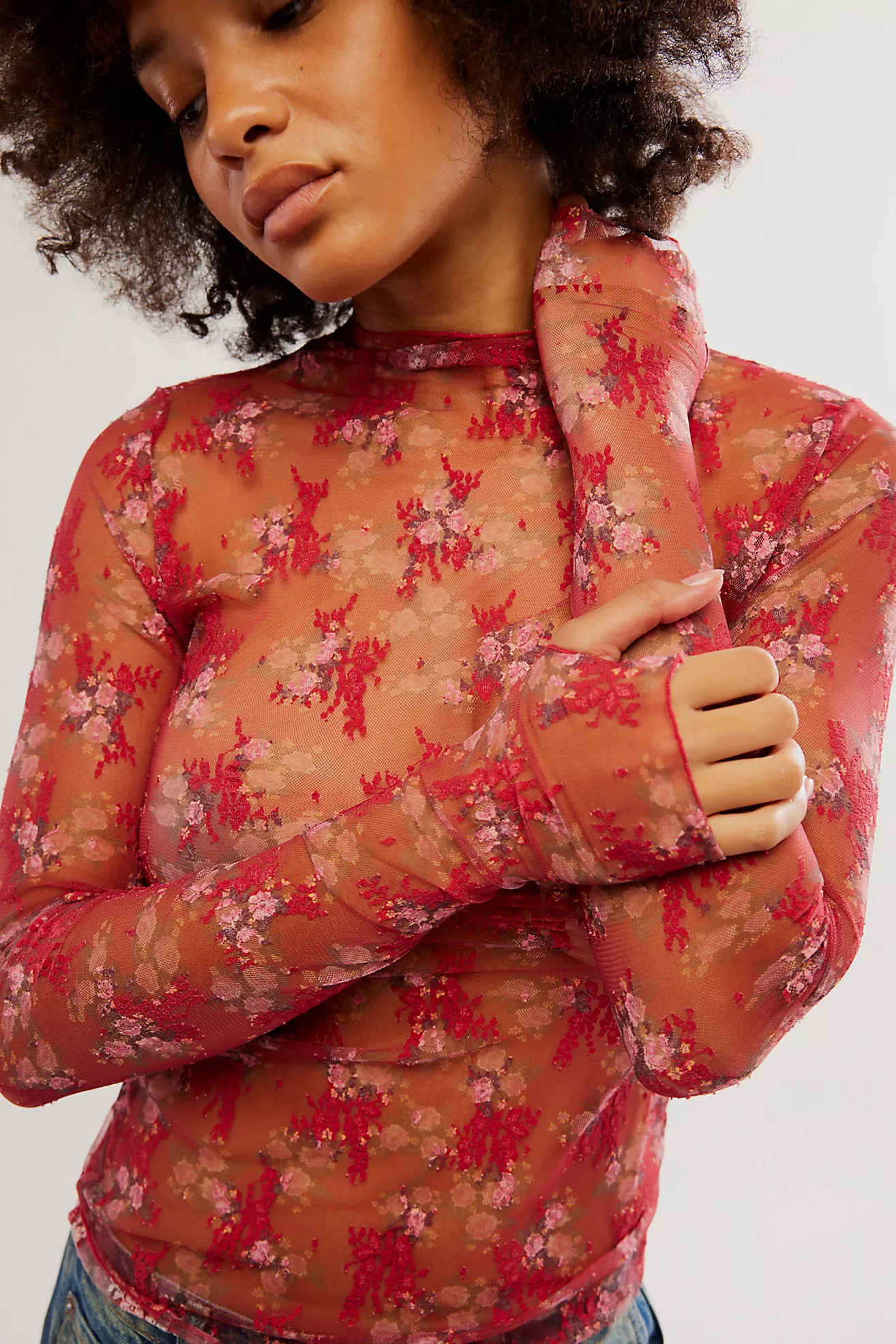 Lady Lux Printed Layering Top | Free People (Global - UK&FR Excluded)