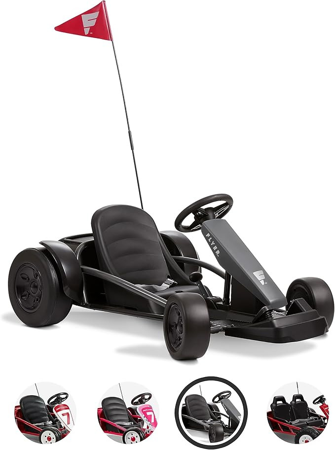 Radio Flyer Extreme Drift Go-Kart, Ride on Toy, Ages 5-12,Grey | Amazon (US)