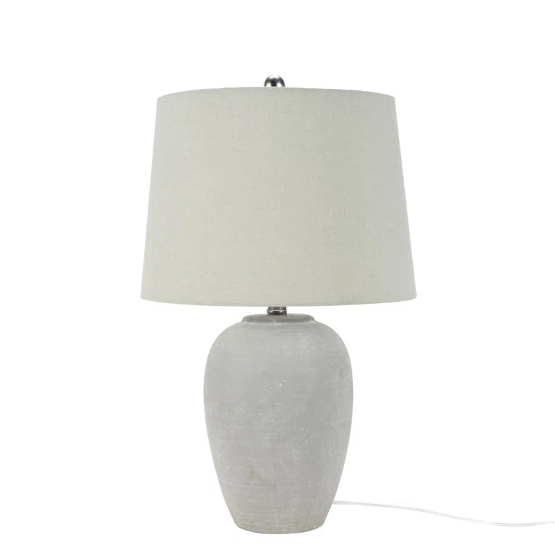 23" Unglazed Ceramic Table Lamp | Wayfair Professional