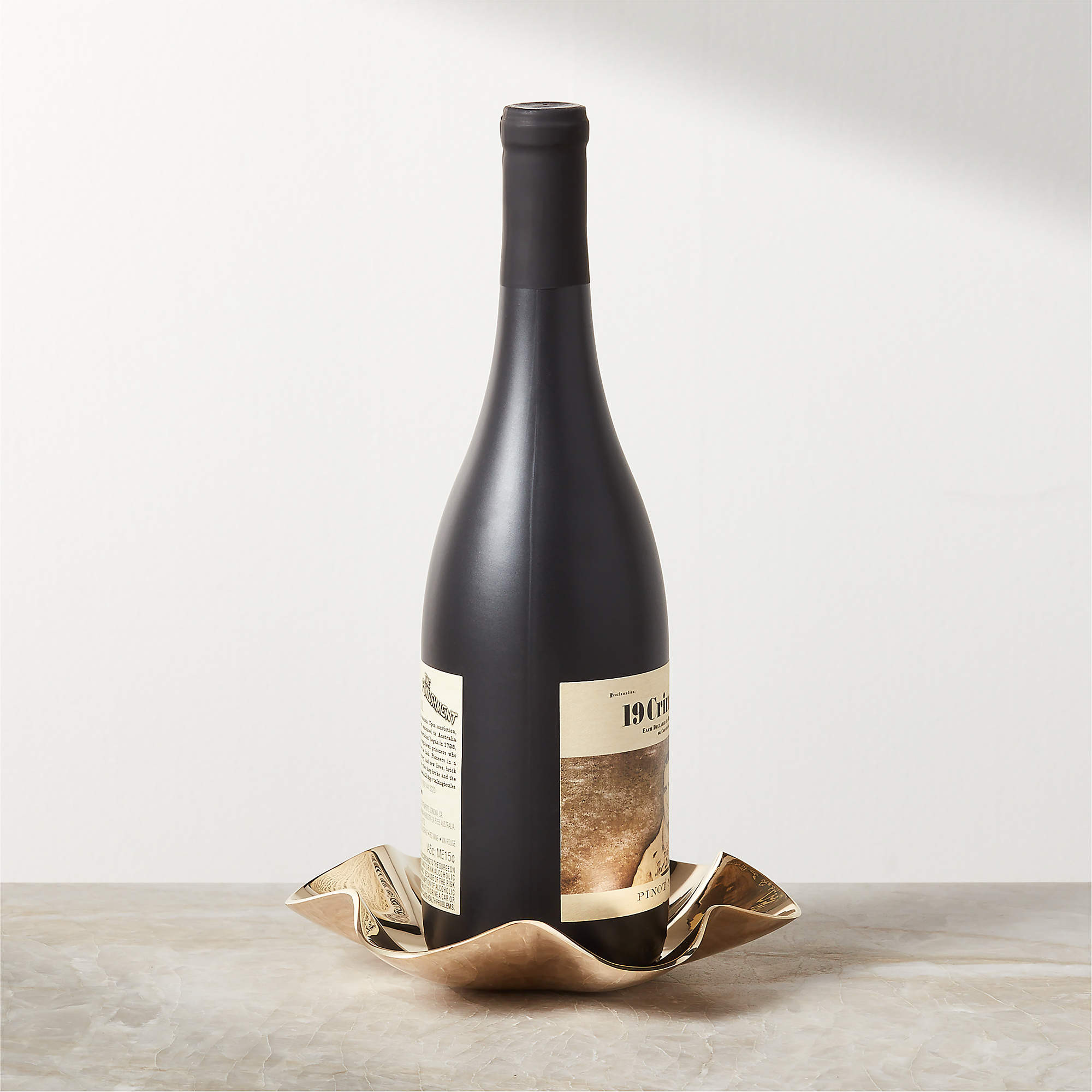 Lulu Polished Brass Catchall Dish + Reviews | CB2 | CB2