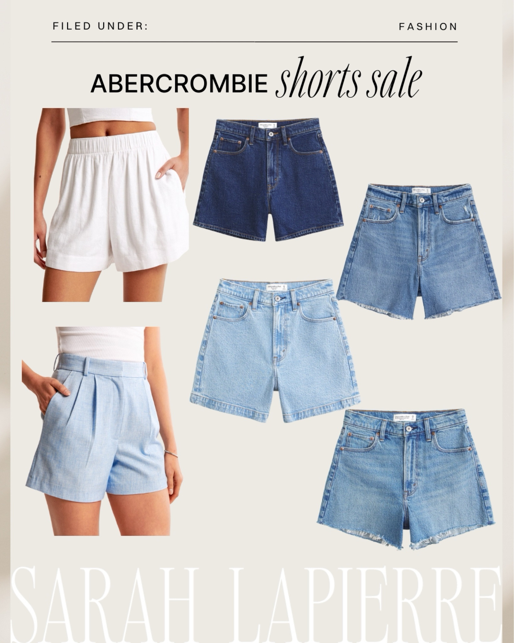 Abercrombie shorts sale! Perfect time to stock up for summer 🫶🏼 can never have too many pairs of shorts 

#LTKsalealert #LTKstyletip