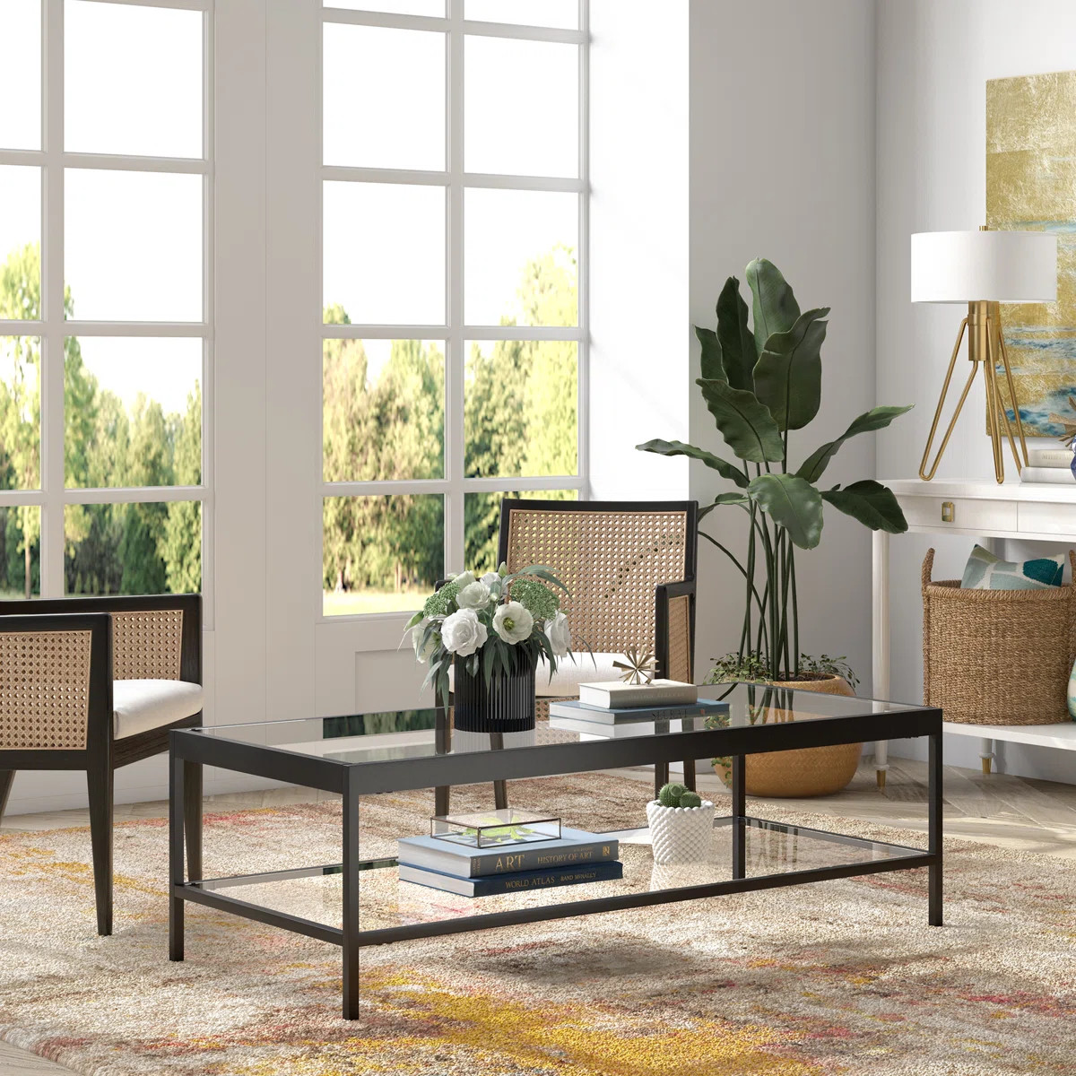 Alexis Glass Top Coffee Table | Wayfair North America