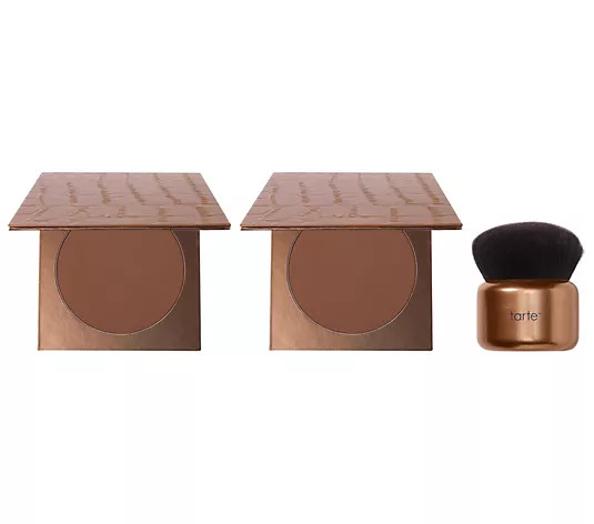 tarte Park Ave Princess Matte Face & Body Bronzer Duo with Brush - QVC.com | QVC