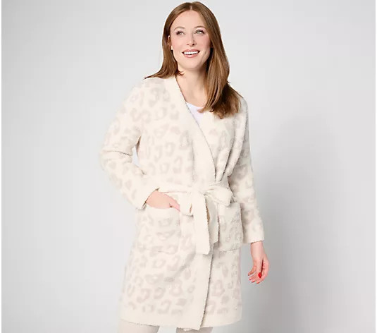 Barefoot Dreams CozyChic Animal Print Robe | QVC