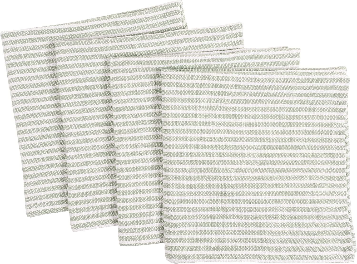 KAF Home Monaco Relaxed Casual Farmhouse Napkin | Set of 4, 100% Slubbed Cotton, 20x20 Inch Cloth... | Amazon (US)