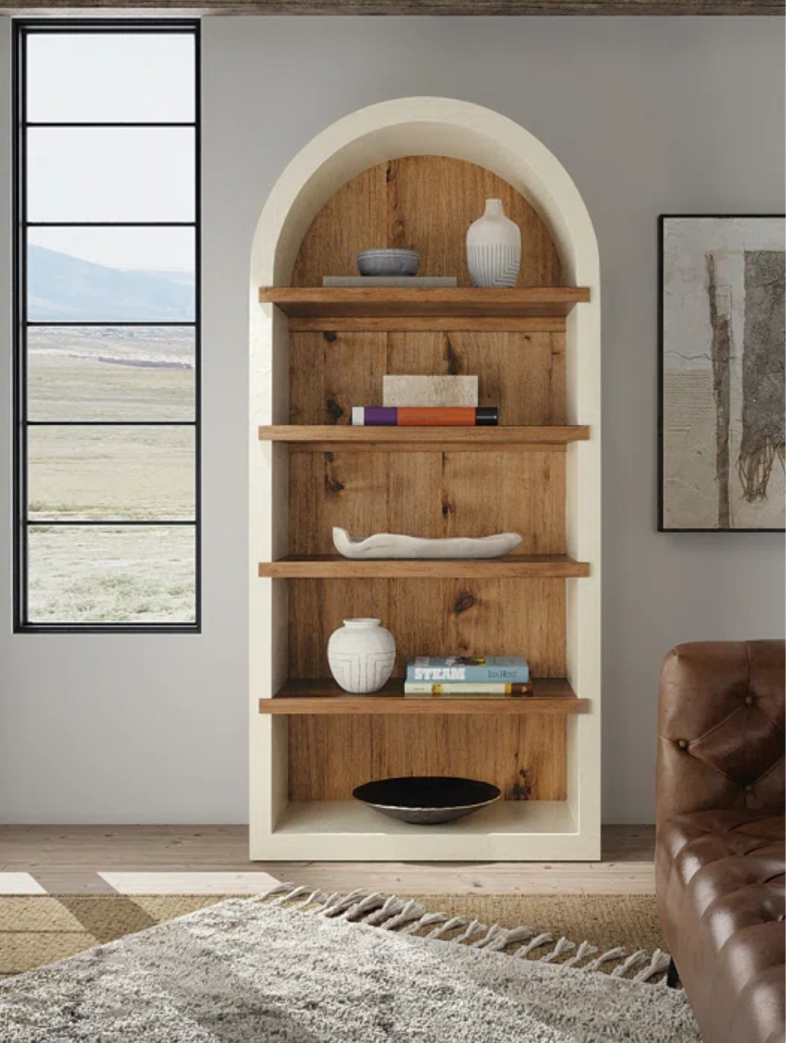 Big Sky Etagere Arch Bookcase.

#LTKhome #LTKsalealert