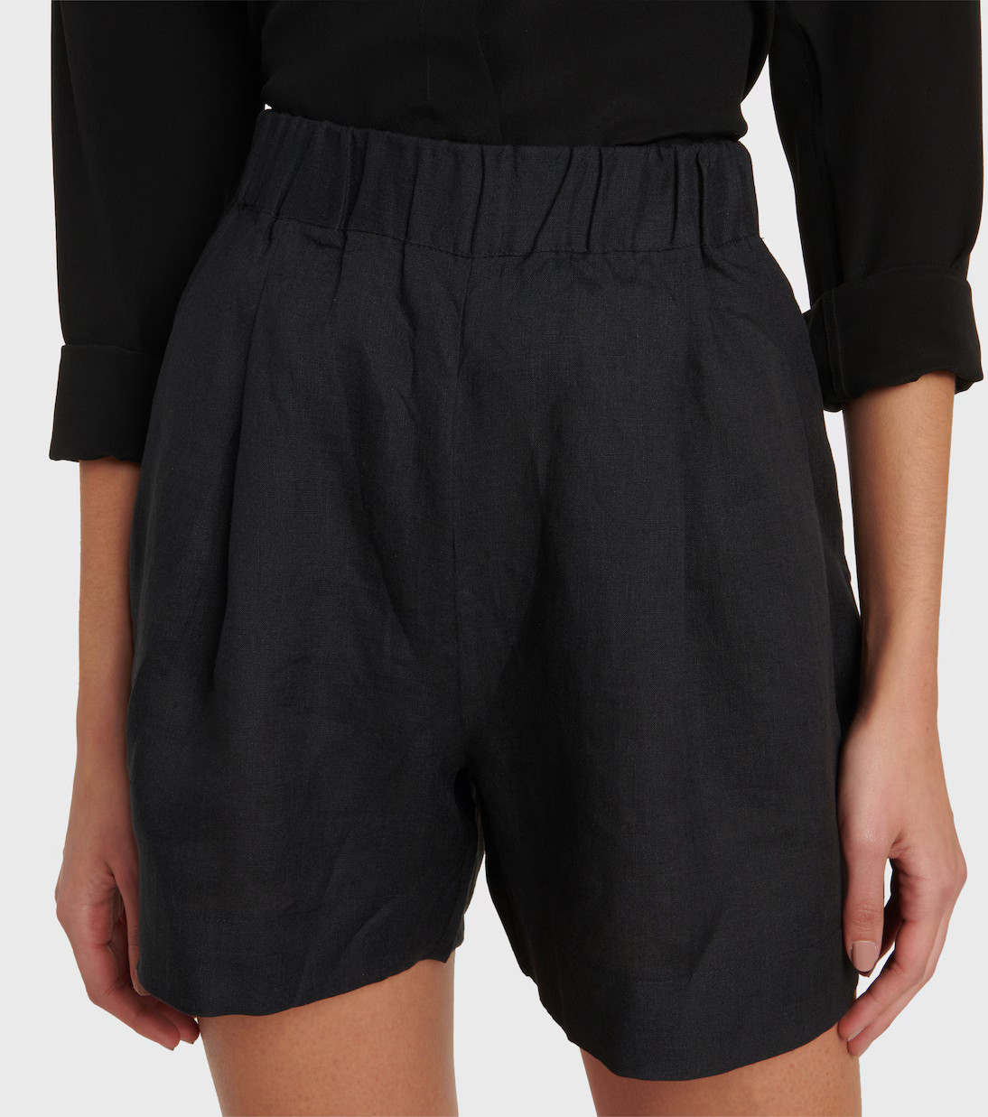 Zurich wide-leg linen shorts | Mytheresa (US/CA)