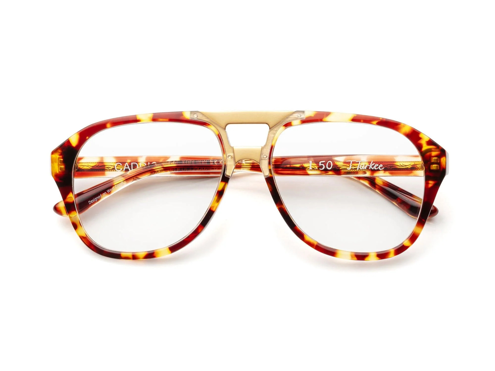 J. Turkee | Reading Glasses - Turtle - Matte Gold / Classic / 1.75 | CADDIS
