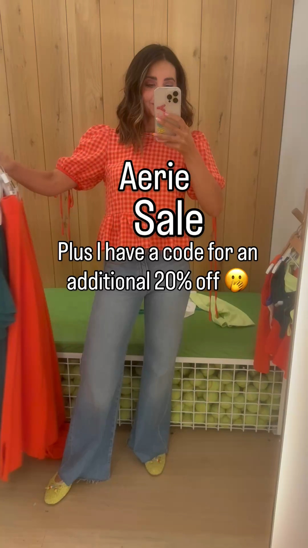 CODE LTKAERIE20 will get you 20% off (on top of the sale price on sale items) 
This sale ends tomorrow night  

#LTKxAerie #LTKSaleAlert #LTKootd