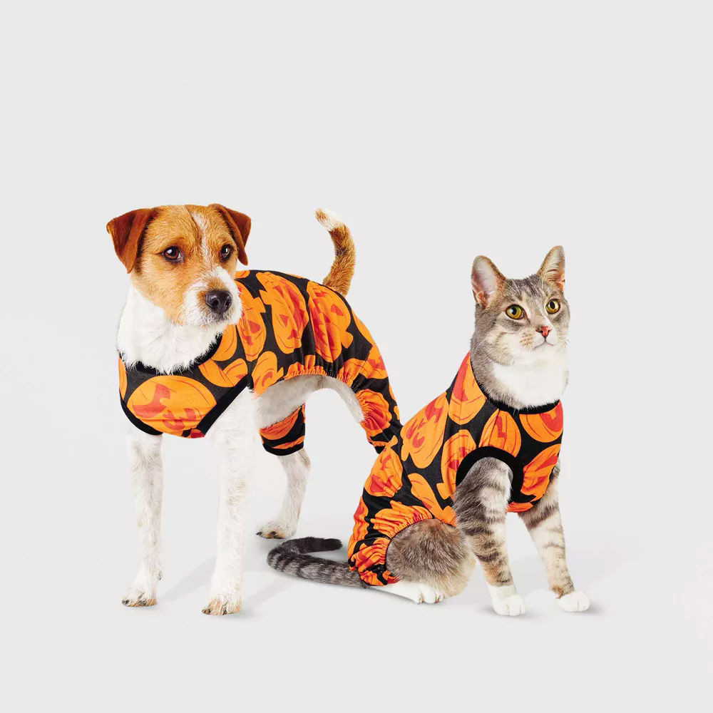Hyde & EEK! Boutique Halloween Pumpkin Matching Family Sleep Dog and Cat Pajama X-Small - Walmart... | Walmart (US)