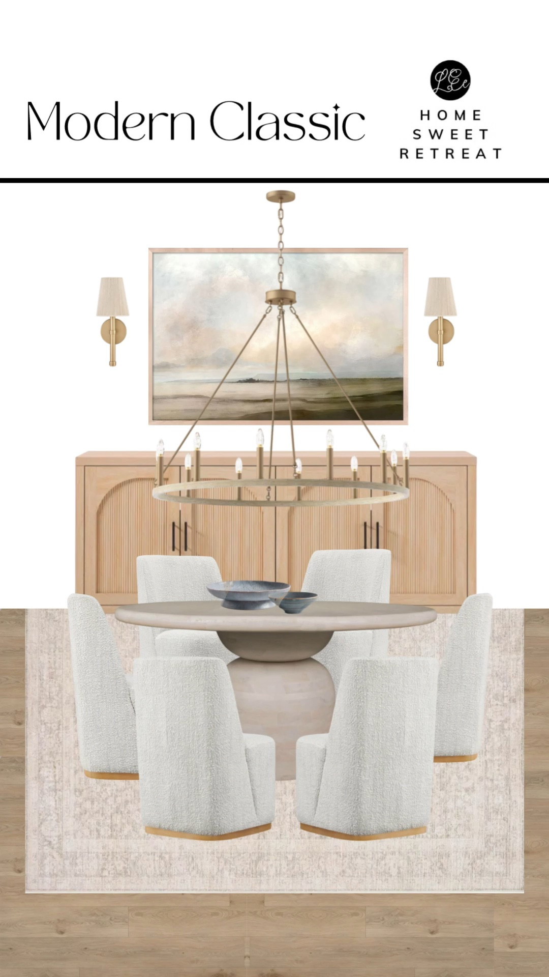 Shop this modern classic dining space with a light, airy and sophisticated feel  

#LTKHome