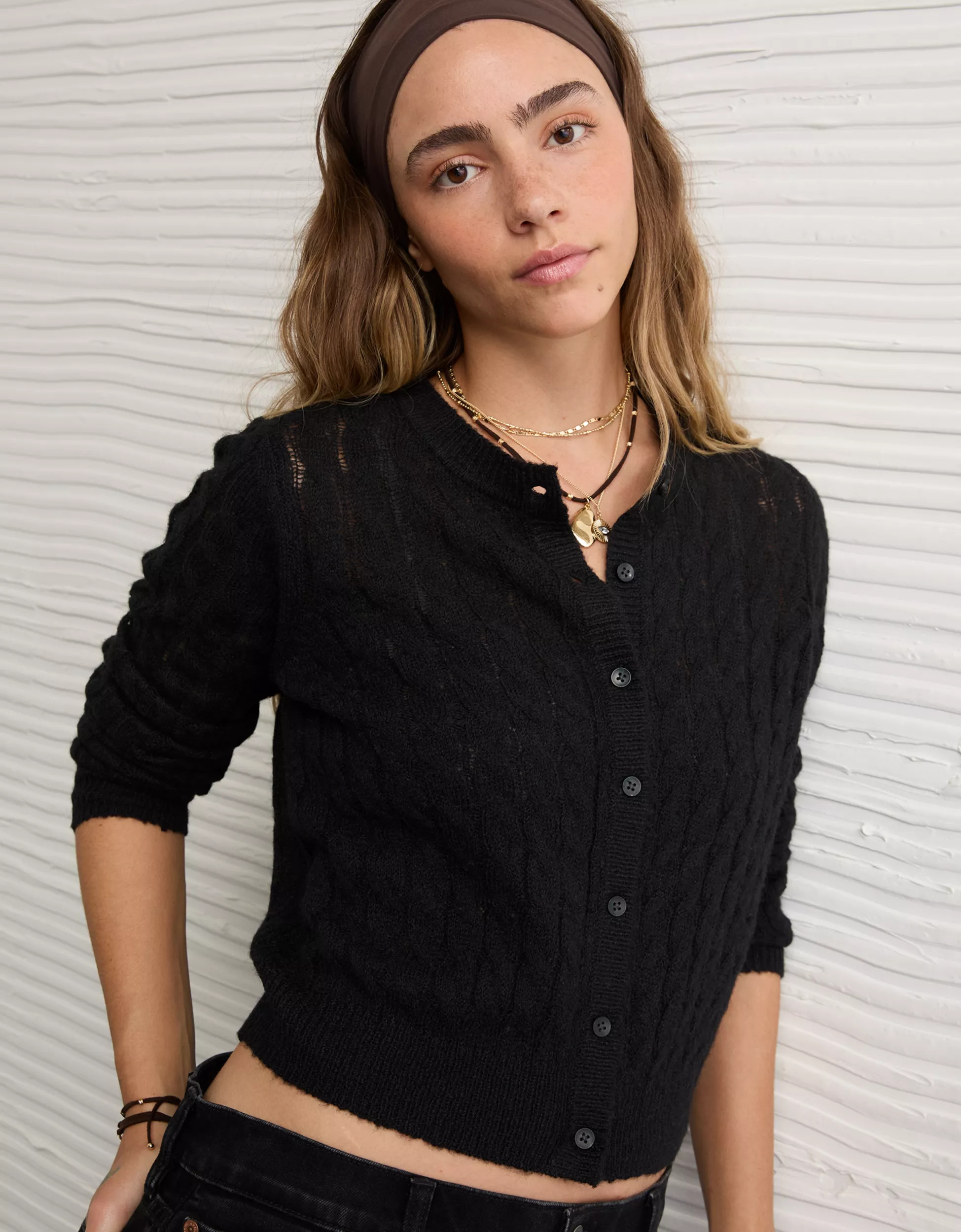 AE Whoa So Soft Button-Front Cardigan | American Eagle Outfitters (US & CA)