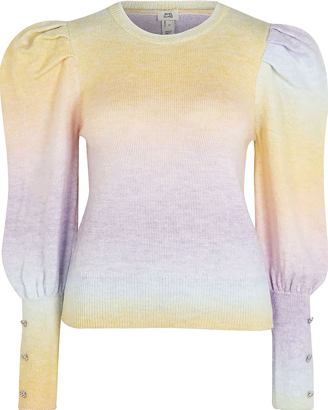 Purple ombre knitted jumper | River Island (UK & IE)