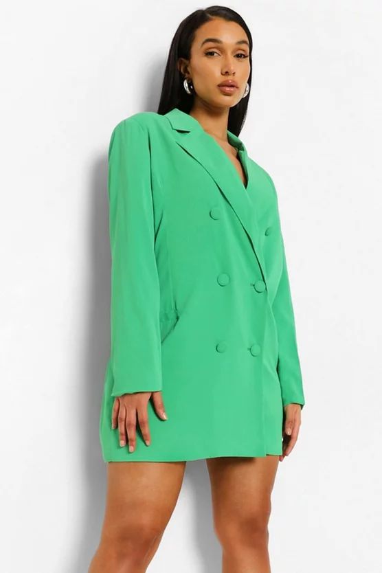 Oversized Tailored Blazer Dress | Boohoo.com (US & CA)