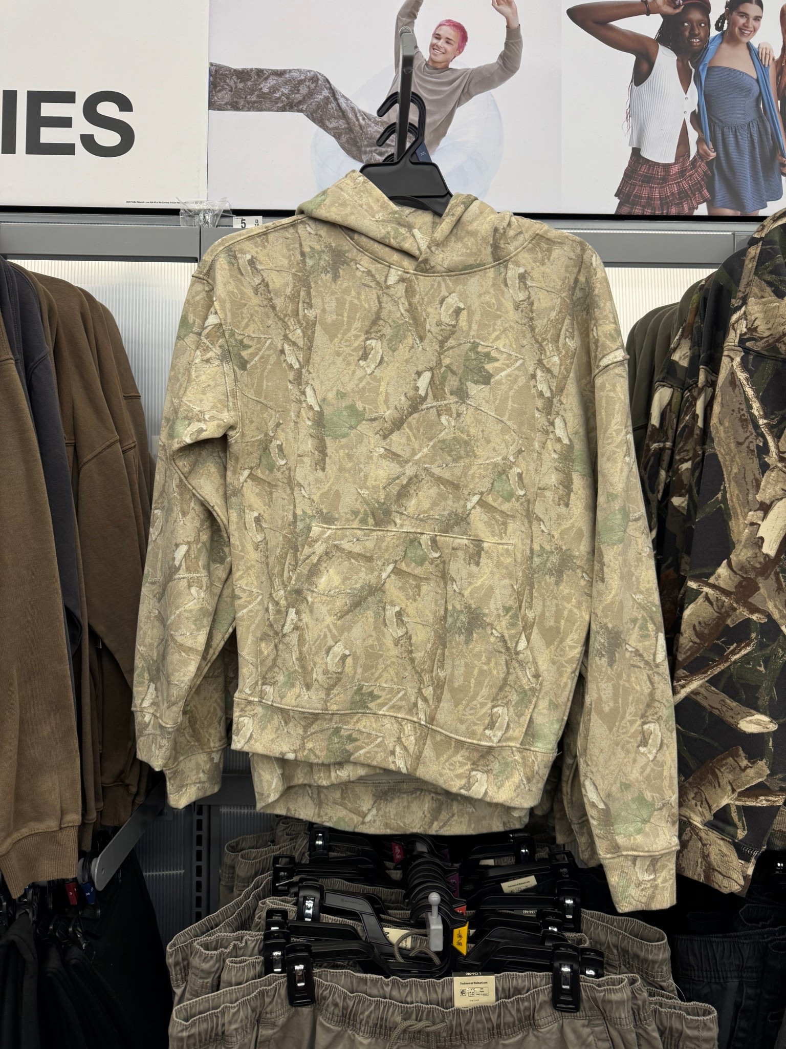 Camo sweatshirt from @walmart literally the same look for less? Yes please!!! 
#walmartfinds 

#LTKootd #LTKmomlife #LTKMens
