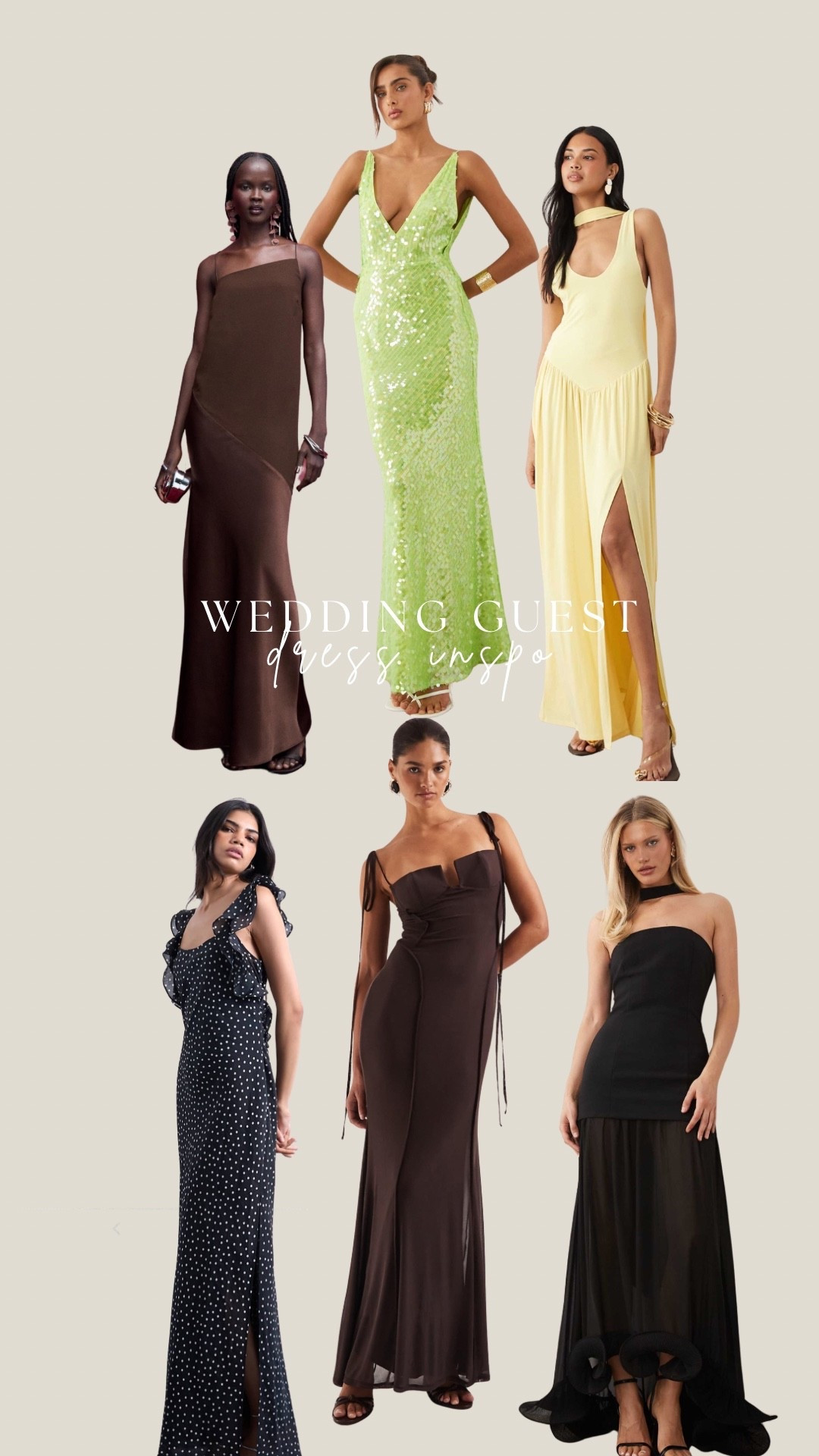 Wedding guest dresses I’ve tried on so far🤎💚💛 

#LTKwedding #LTKuk #LTKdresses