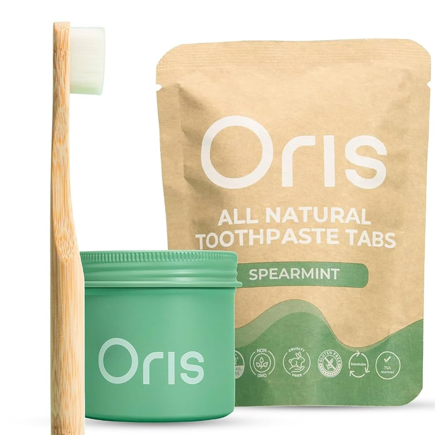 Oris Starter Bundle – 1 Month Supply: Natural Toothpaste Tablets | Fluoride-Free, Travel-Friend... | Amazon (US)