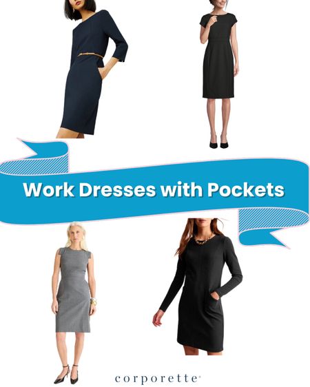 A work-appropriate dress with pockets... does it exist? There are happily a bunch of options right now, particularly from brands like M.M.LaFleur. We just updated our older post on this topic (the dress with pockets is the perfect thing to wear to a conference!!), but here are all of the great dresses we found during our hunt... https://corporette.com/sleeved-dresses-pockets/ 

#LTKstyletip #LTKworkwear
