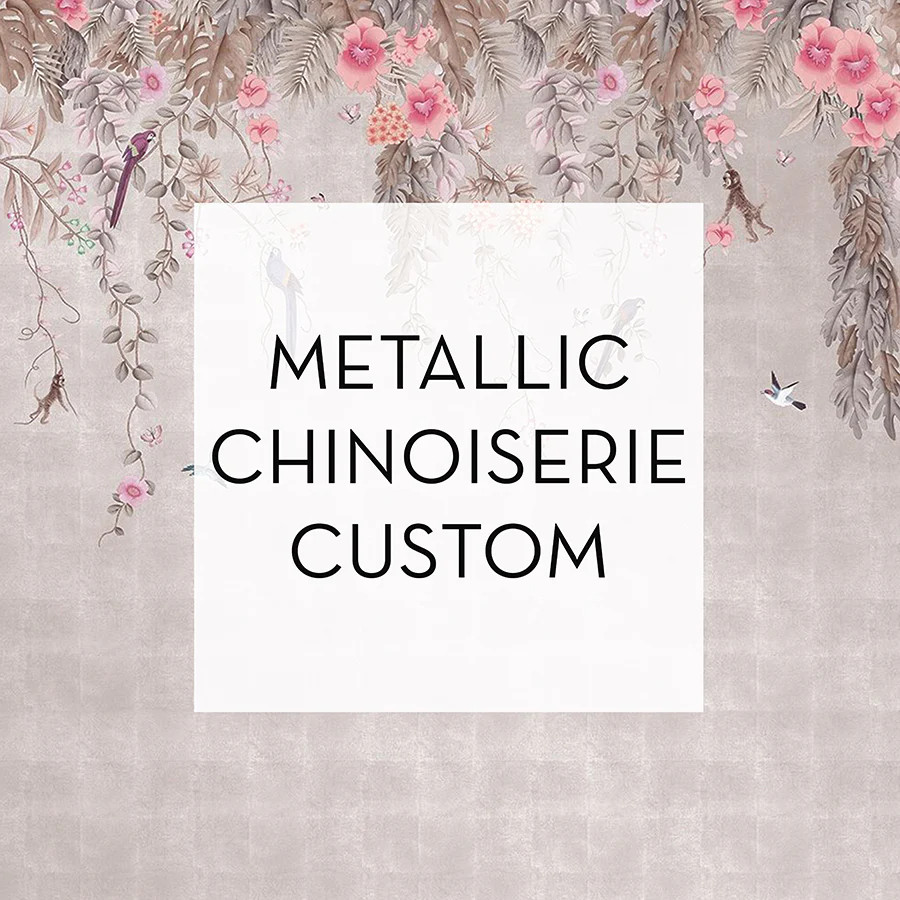 Metallic Chinoiserie Custom | Tempaper