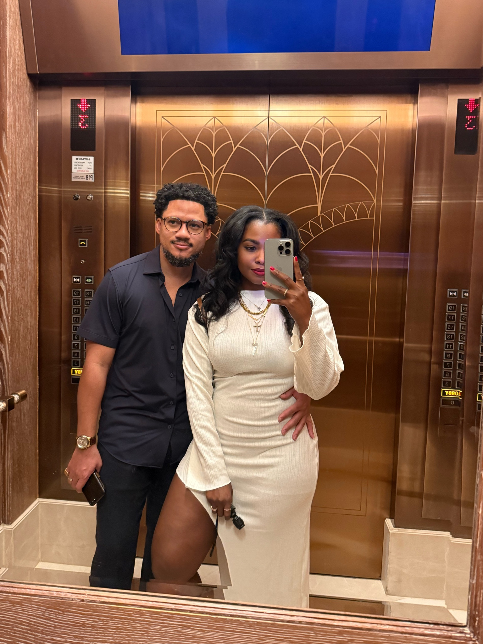 First night in Dubai! We’ll be here for 7 days and I’m so excited to bring bae - his first time here. Linking both our looks. My dress is sold out in the cream color and limited in black but i also linked some other great options from H&M. I’m wearing a M. Also linking my lippie details. 
Liner: Rebel Kind
Lipstick: HBIC 

#LTKTravel #LTKMidsize