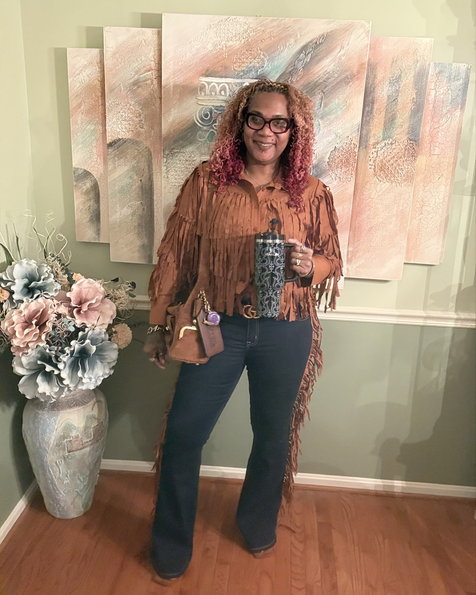 Fringe benefits… and I’m collecting them all 🤎✨
#Howdy Girl Low Rise Fringe Flare Jeans

#LTKgrwm #LTKootd #LTKPlusSize