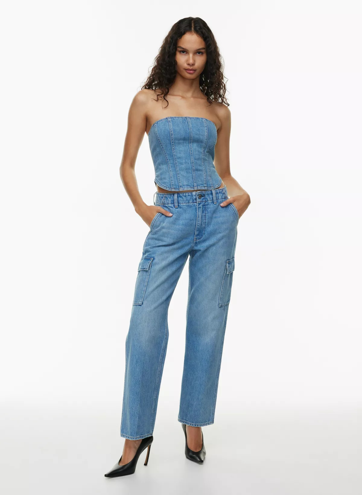 THE '90S EDIE LO-RISE CARGO JEAN | Aritzia